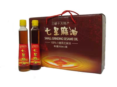 七星麻油[黑芝麻油]